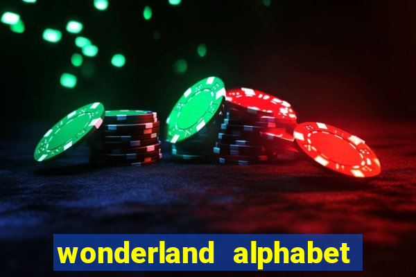 wonderland alphabet comic studio